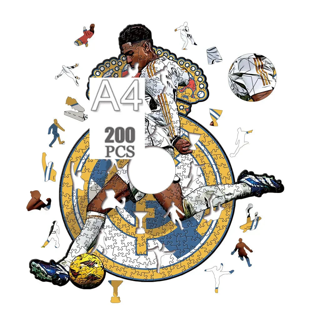 Jude Bellingham Shot | 2D Wooden Puzzle