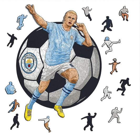 Erling Haaland | 2D Wooden Puzzle