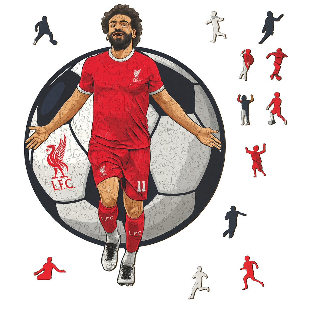 Mohamed Salah | 2D Wooden Puzzle