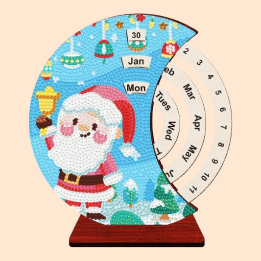 Santa Claus with Bell | Calendar | Diamond Painting