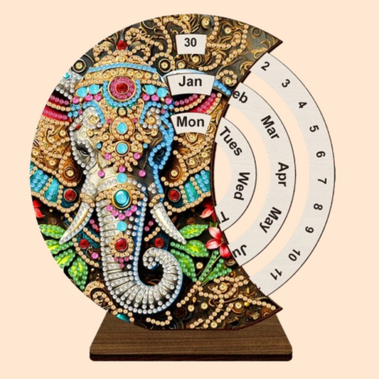 Elephant | Calendar | Diamond Painting