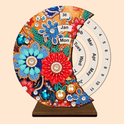 Beautiful Flowers | Calendar | Diamond Painting