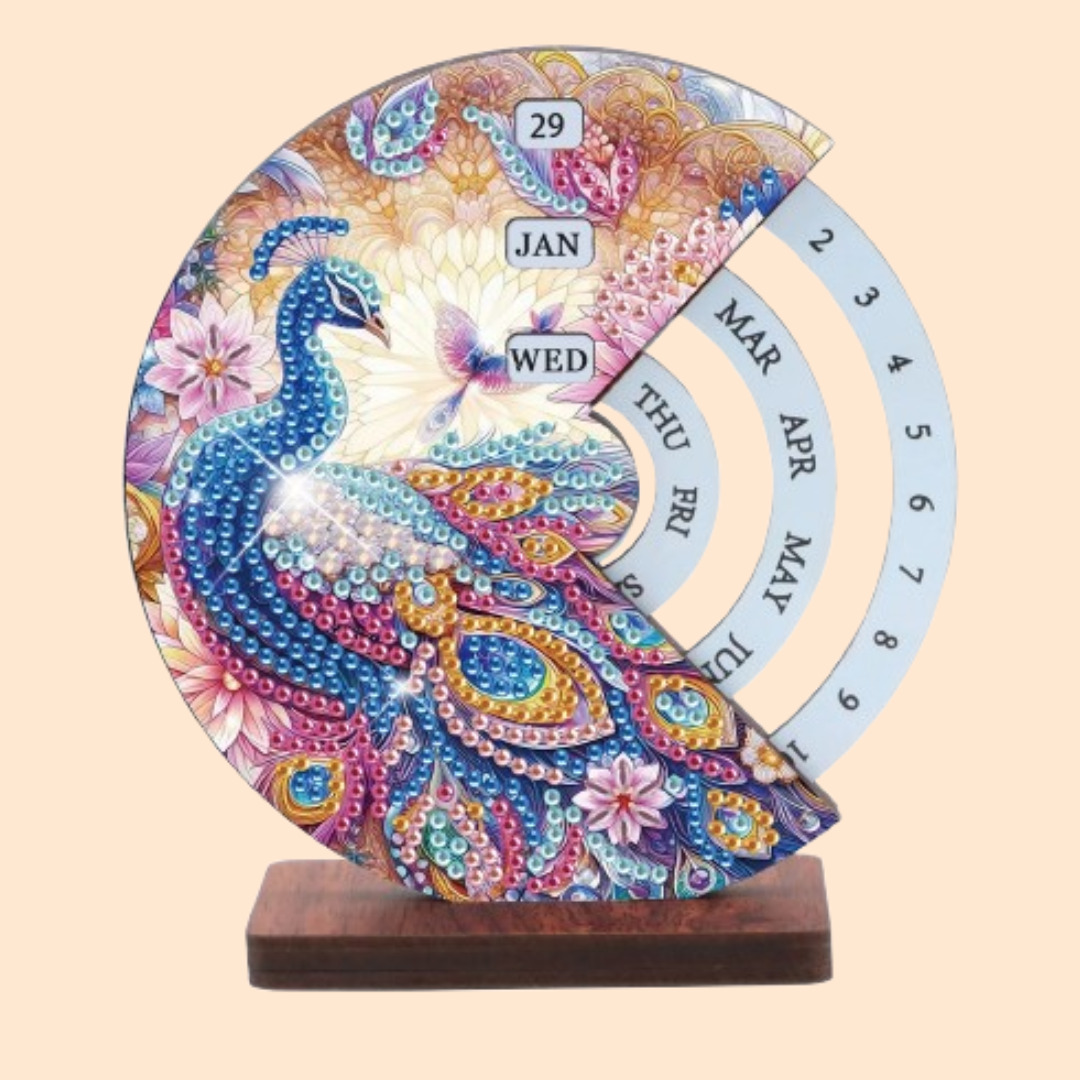 Peacock | Calendar | Diamond painting