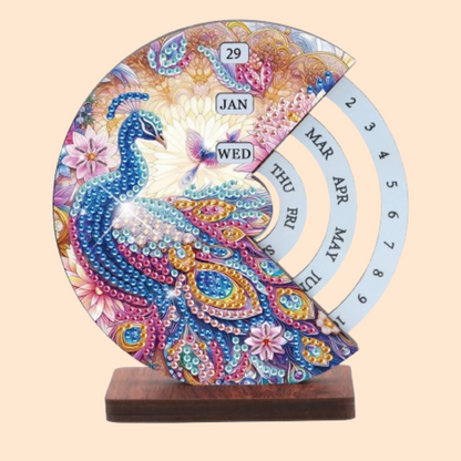 Peacock | Calendar | Diamond painting