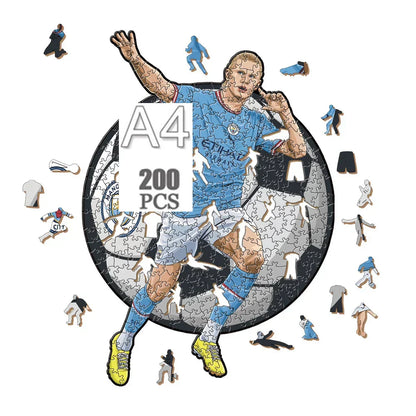 Erling Haaland | 2D Wooden Puzzle