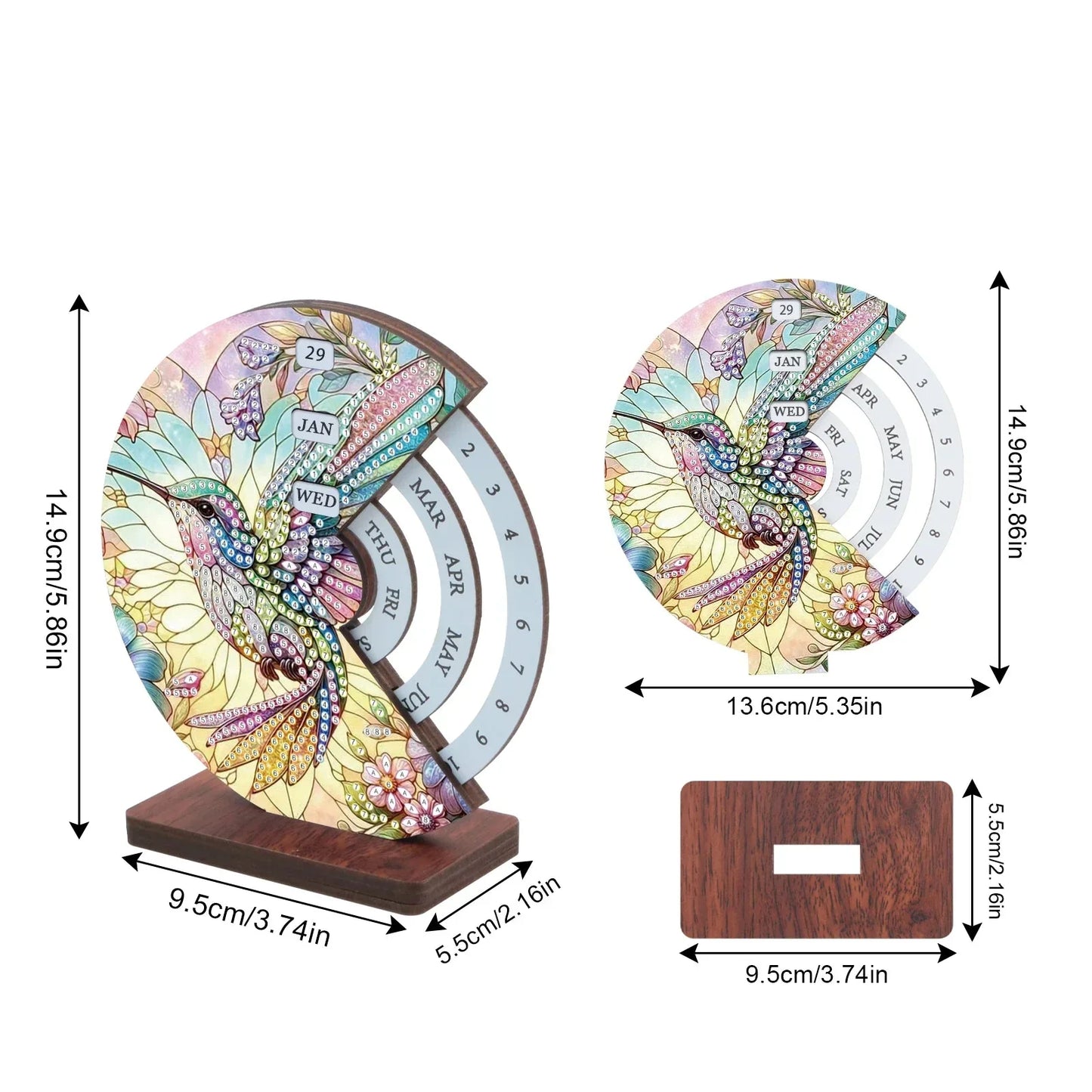 Colorful Bird | Calendar | Diamond Painting