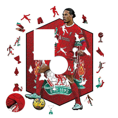 Virgil van Dijk | 2D Wooden Puzzle