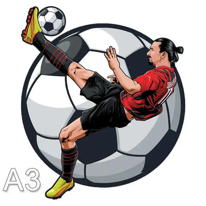 Zlatan Ibrahimović Bicycle Kick | 2D Wooden Puzzle