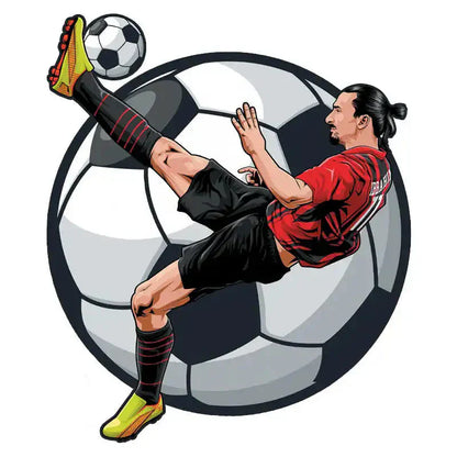 Zlatan Ibrahimović Bicycle Kick | 2D Wooden Puzzle