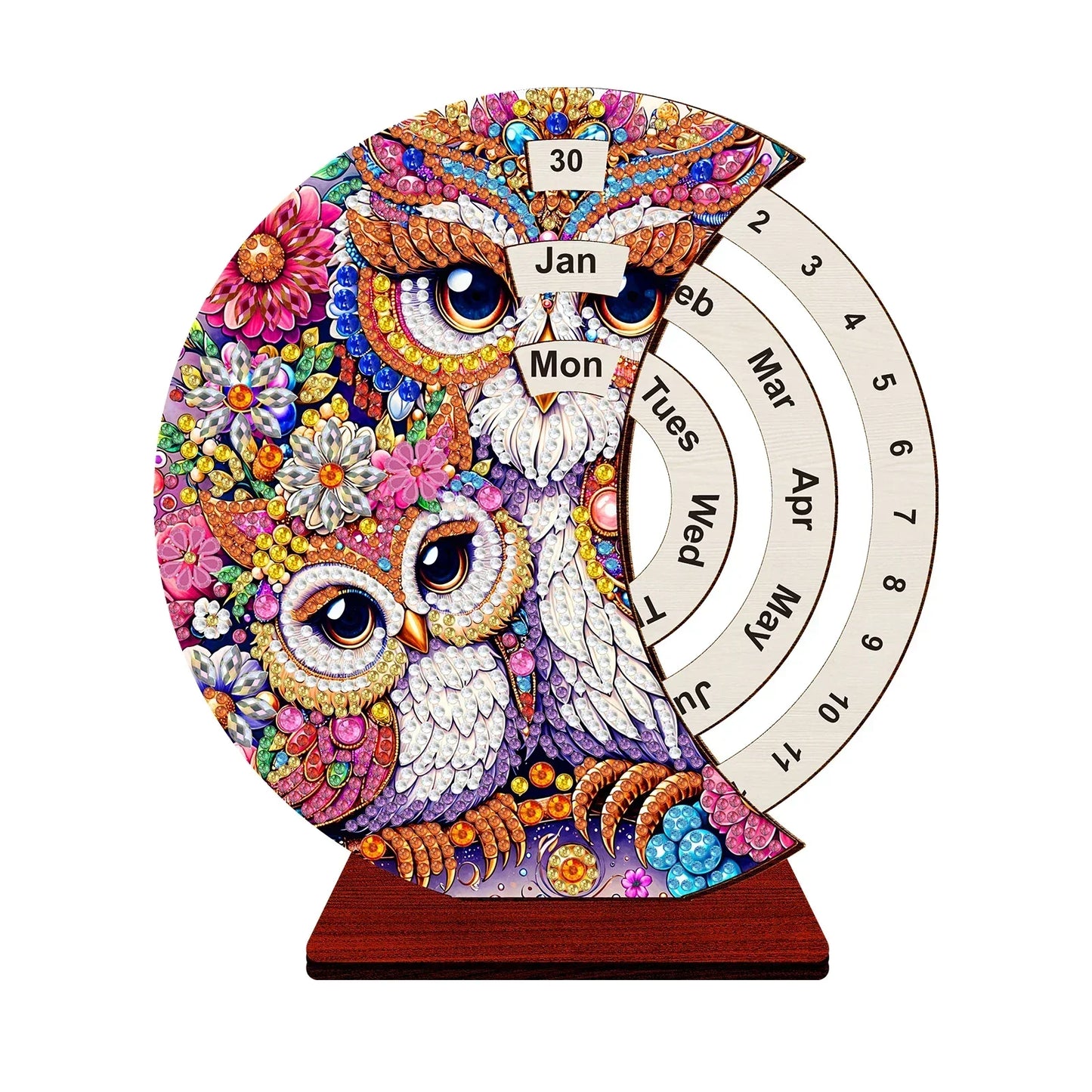 Owls | Calendar | Diamond painting