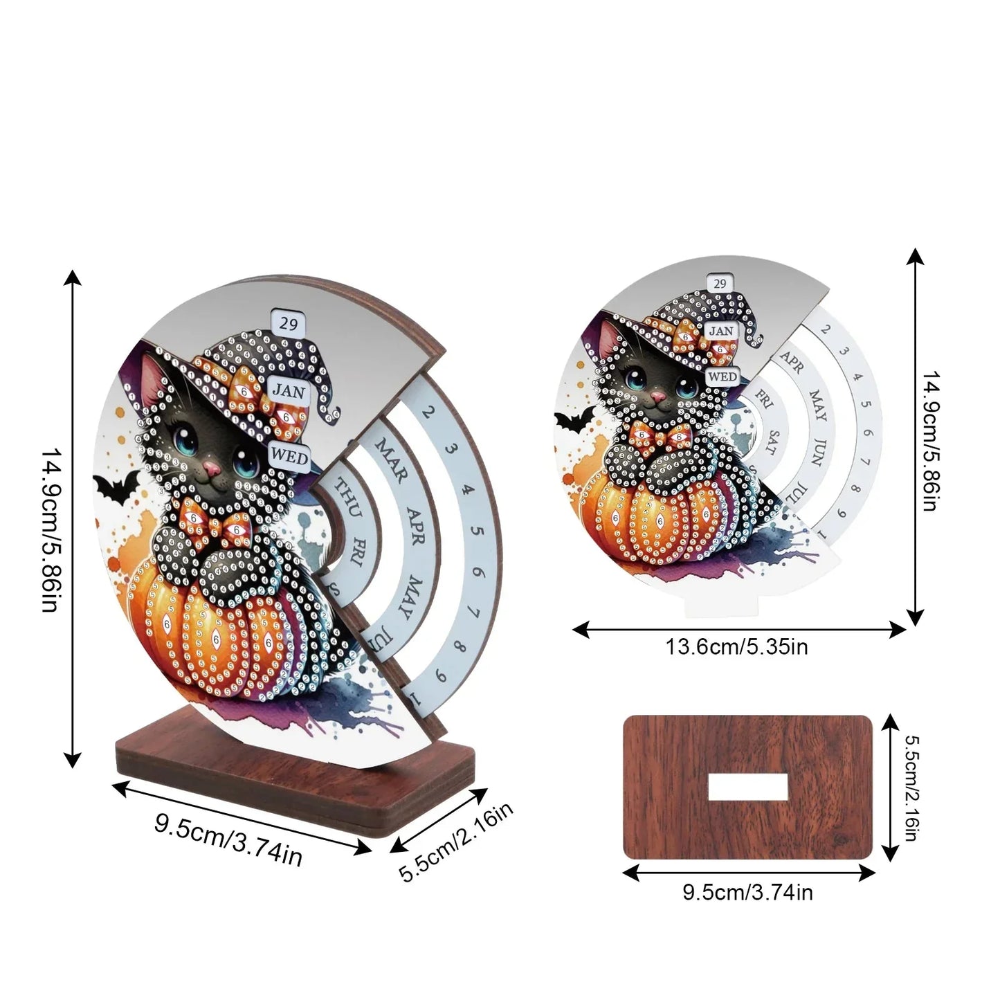 Halloween Cat | Calendar | Diamond Painting