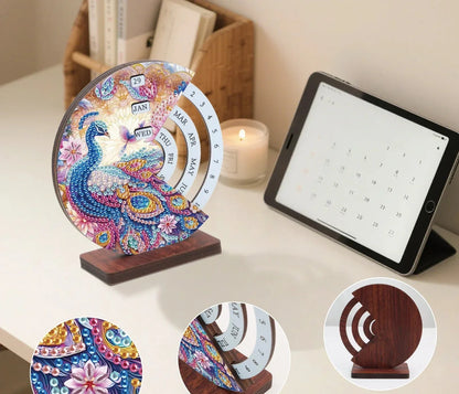 Peacock | Calendar | Diamond painting