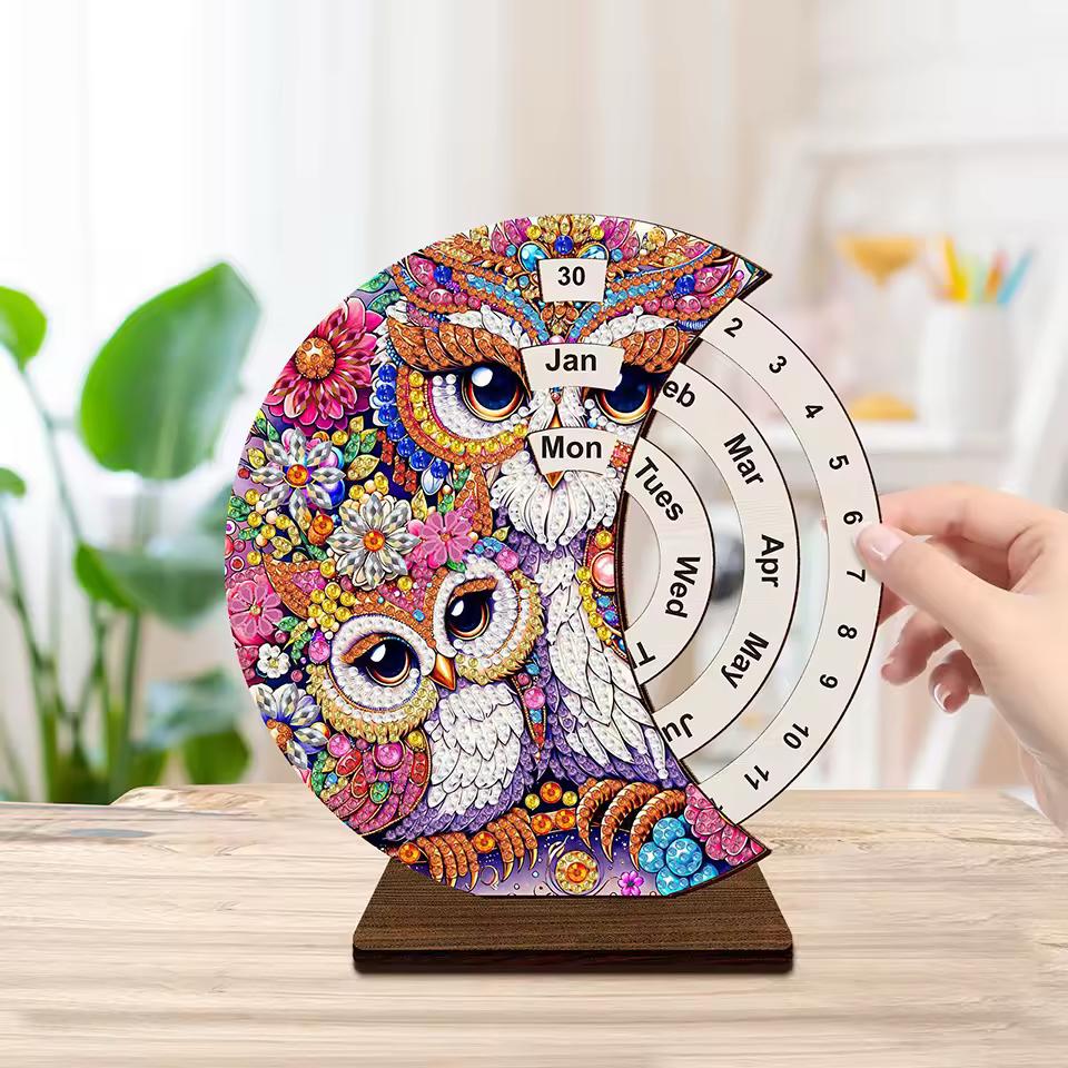 Owls | Calendar | Diamond painting