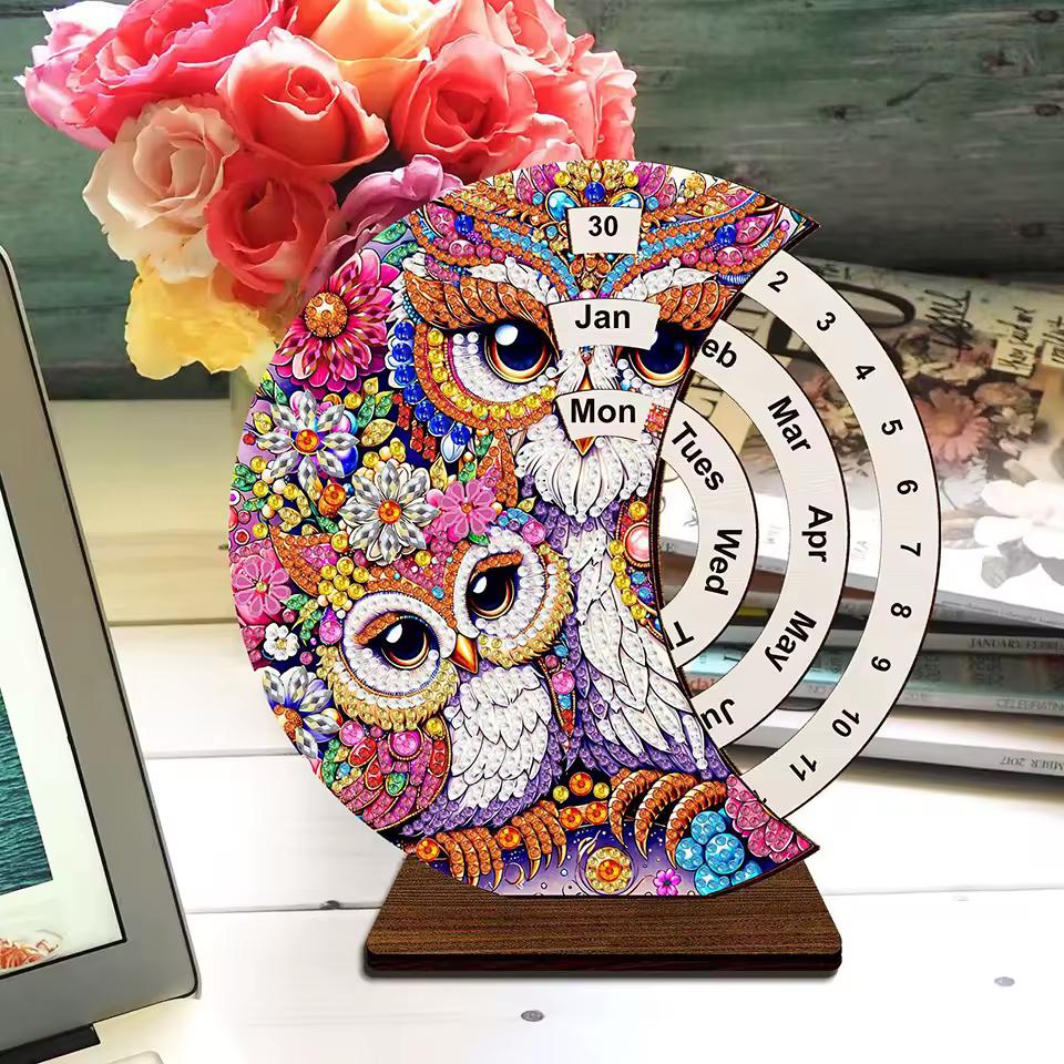 Owls | Calendar | Diamond painting
