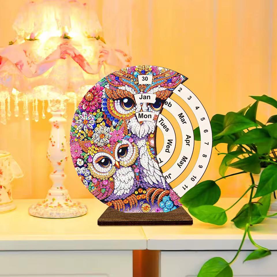 Owls | Calendar | Diamond painting