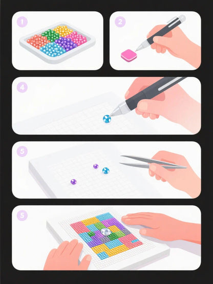 Flowers | Calendar | Diamond painting